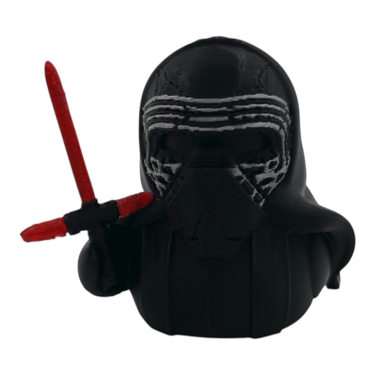 Kylo-ren Inspired Star Wars Duck Bathroom Decoration Desk Display Shelf Decor Character Mashup Figure - JM Designs