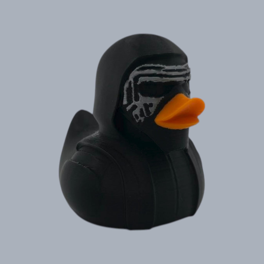 Kylo-ren Inspired Star Wars Duck Bathroom Decoration Desk Display Shelf Decor Character Mashup Figure - JM Designs