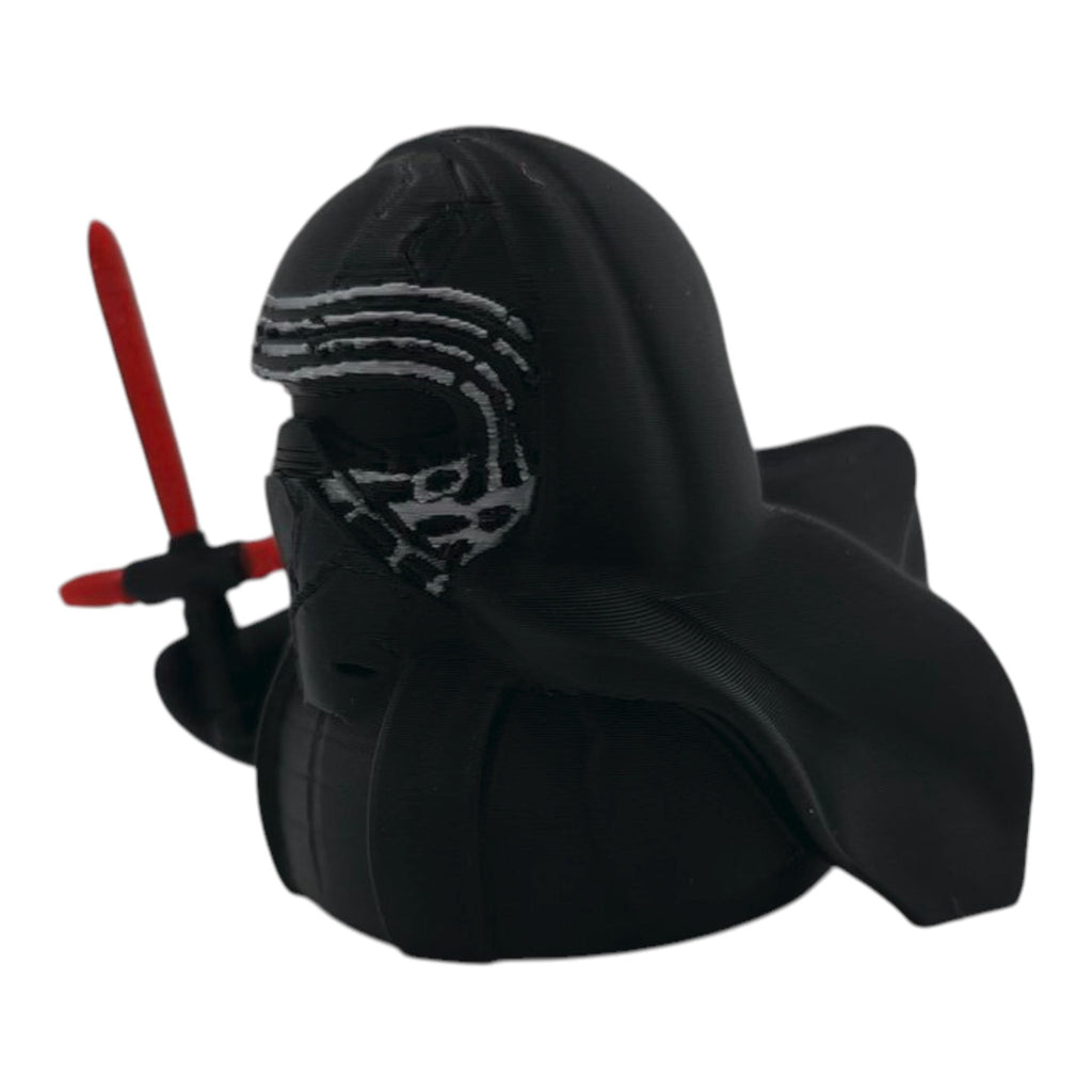 Kylo-ren Inspired Star Wars Duck Bathroom Decoration Desk Display Shelf Decor Character Mashup Figure - JM Designs