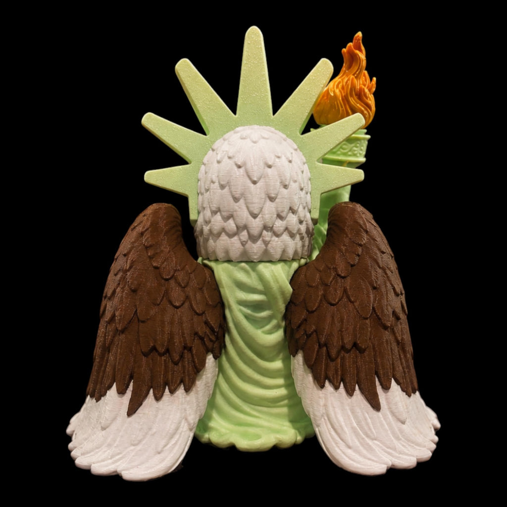 Liberty Eagle 250th Anniversary Limited Edition 3d Printed Desk Pal Standing Tall Patriotic Americana Flag Wing American Independence Day - JM Designs