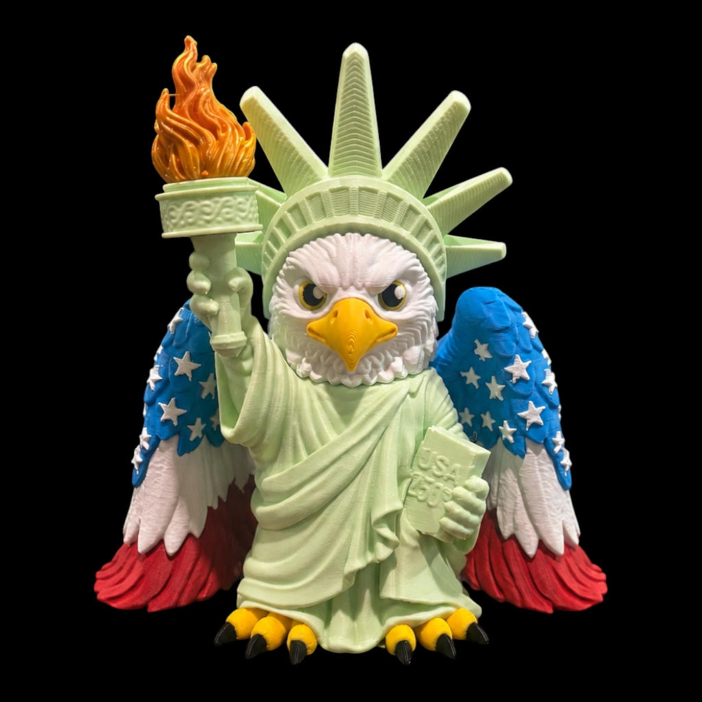Liberty Eagle 250th Anniversary Limited Edition Standing Tall Patriotic Americana Flag Wing American Independence Day - JM Designs