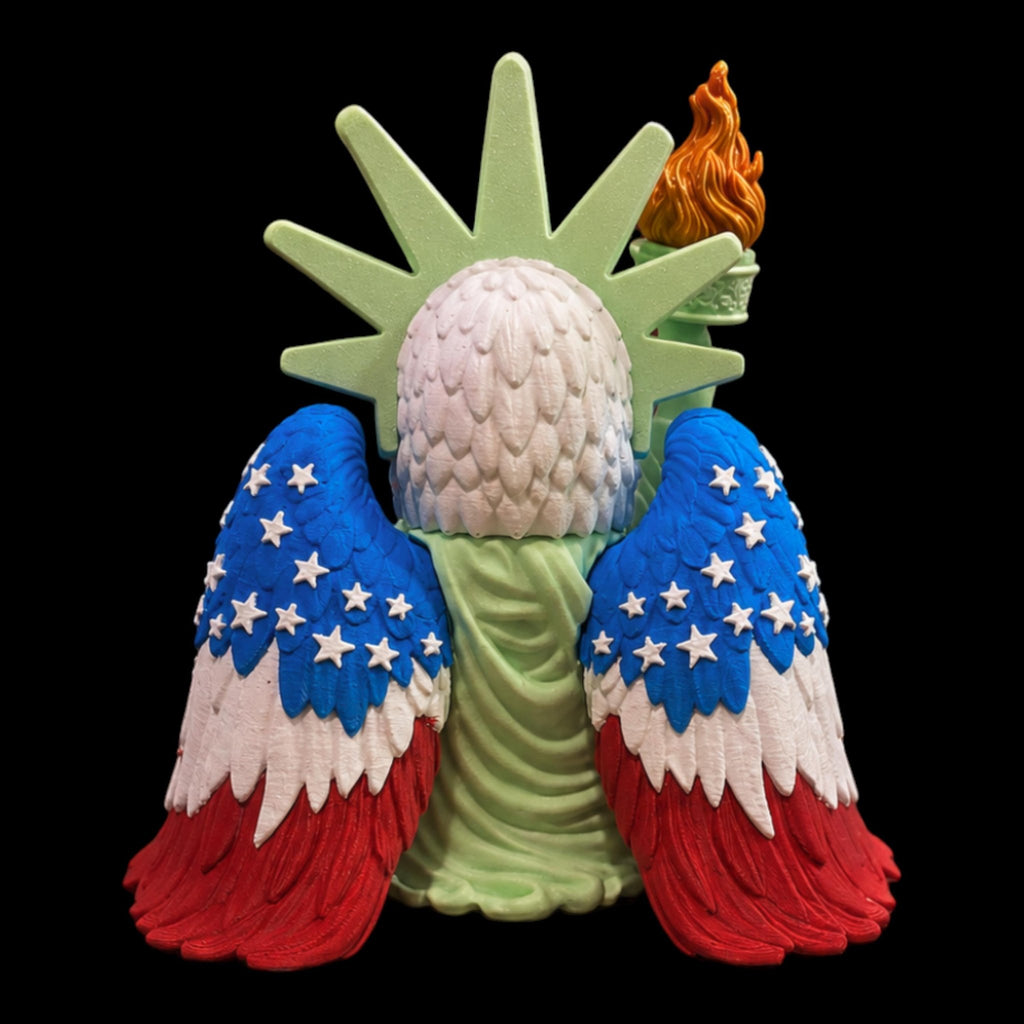 Liberty Eagle 250th Anniversary Limited Edition Standing Tall Patriotic Americana Flag Wing American Independence Day - JM Designs