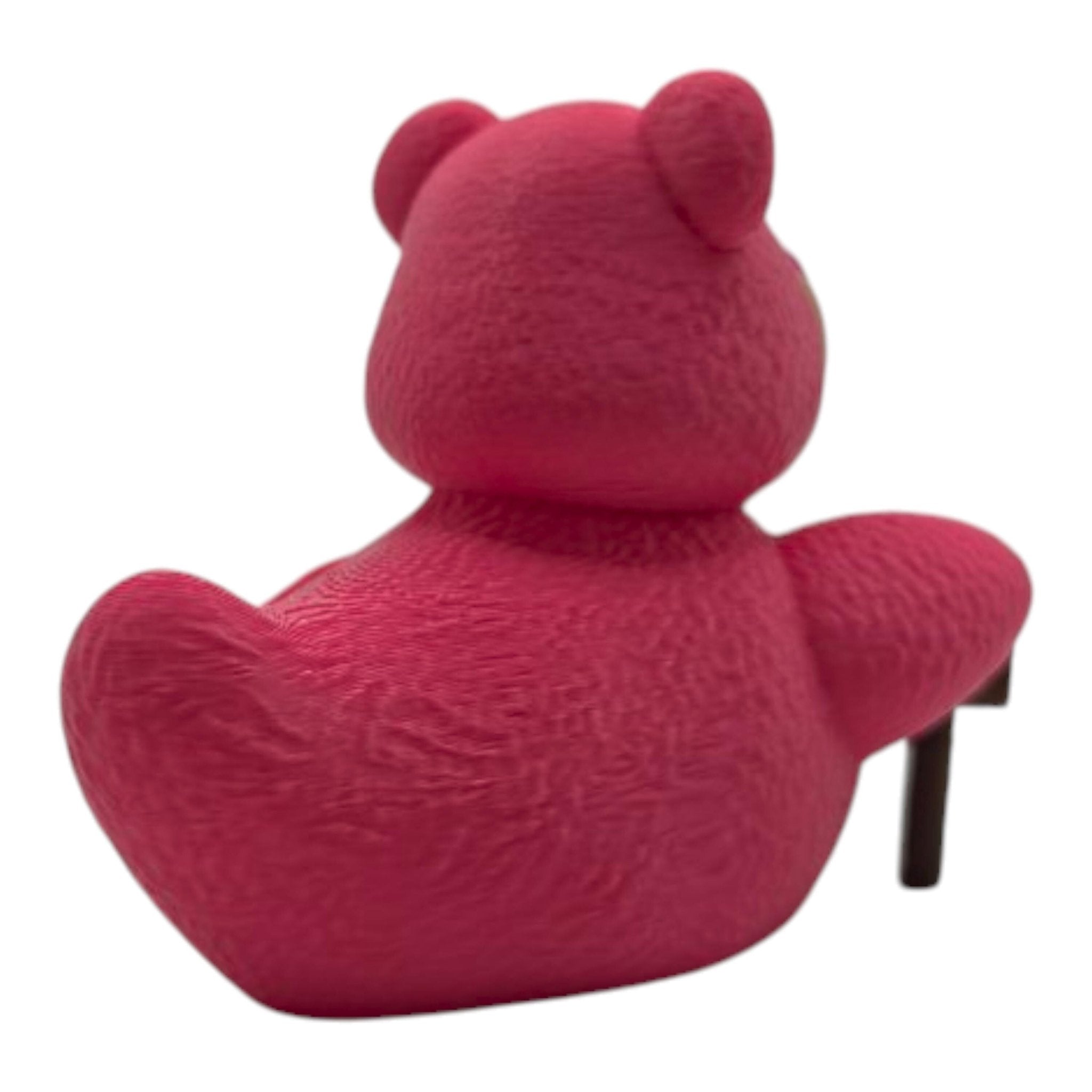 Lotso Inspired Duck Toy Story Collectible Duck Figurine Desk Ornament Piece Miniature Table Accent Disney Fan Movie Inspired - JM Designs
