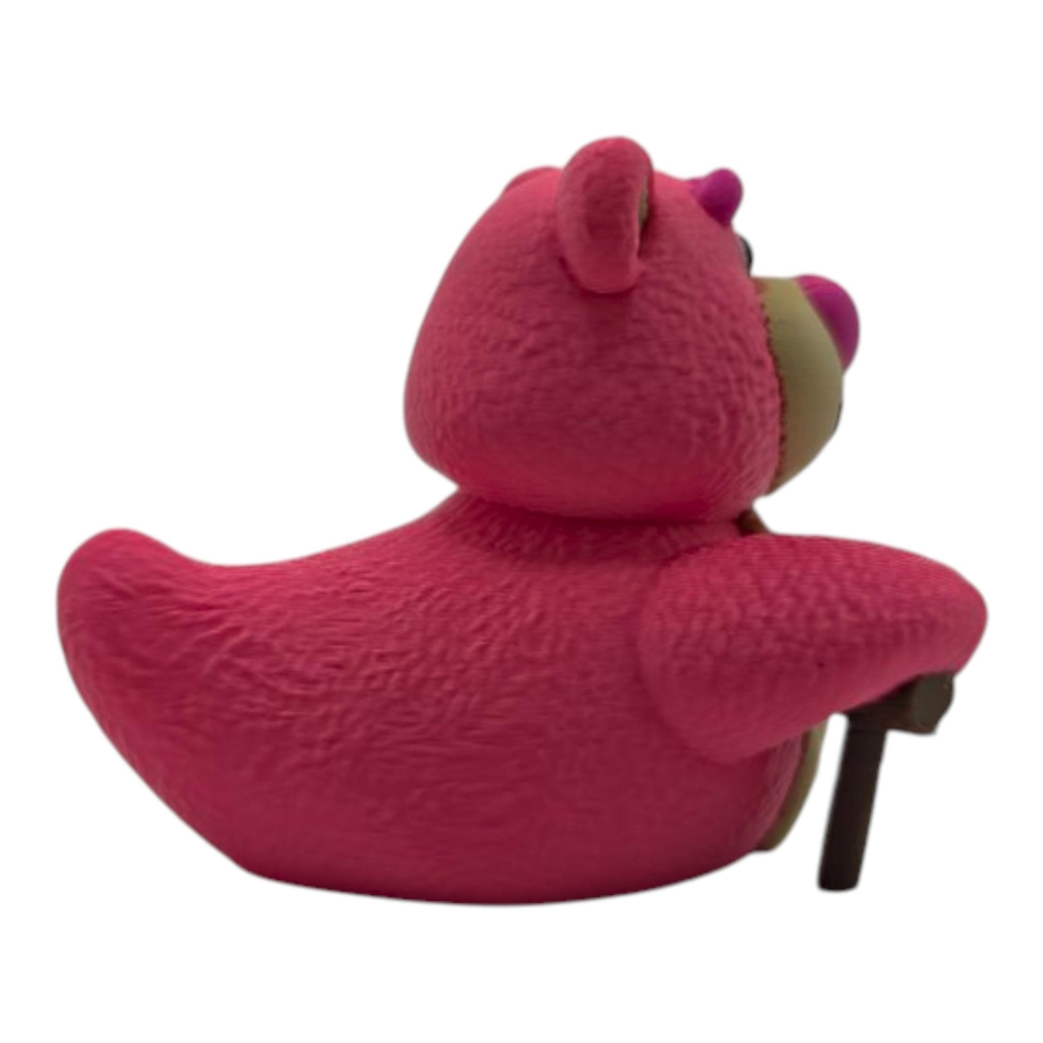 Lotso Inspired Duck Toy Story Collectible Duck Figurine Desk Ornament Piece Miniature Table Accent Disney Fan Movie Inspired - JM Designs