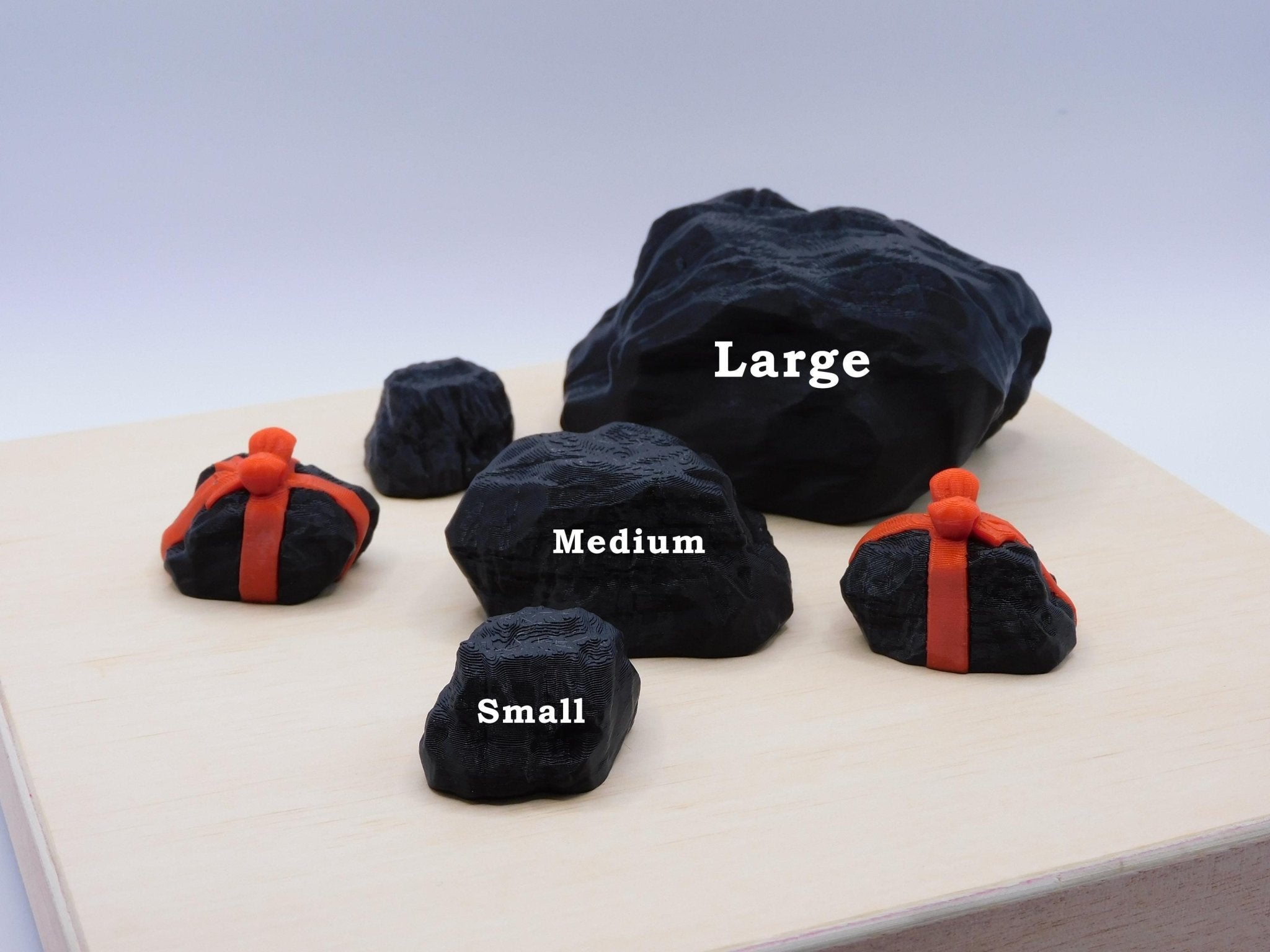 Lump of Coal Gift, Funny Naughty List Gag Christmas - JM Designs
