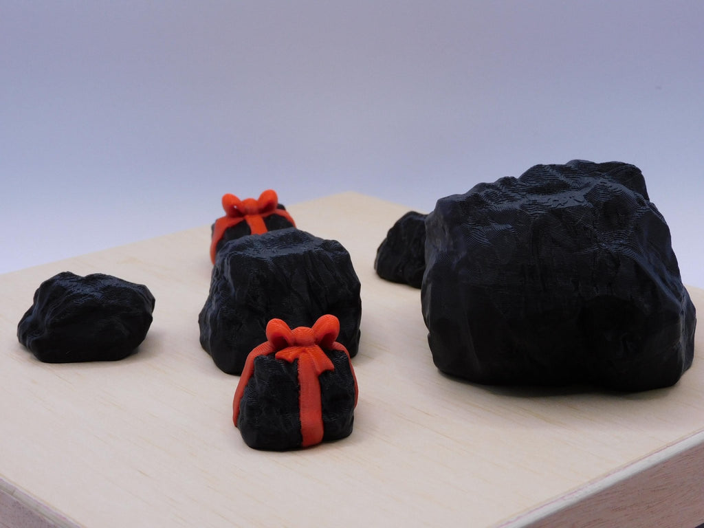 Lump of Coal Gift, Funny Naughty List Gag Christmas - JM Designs