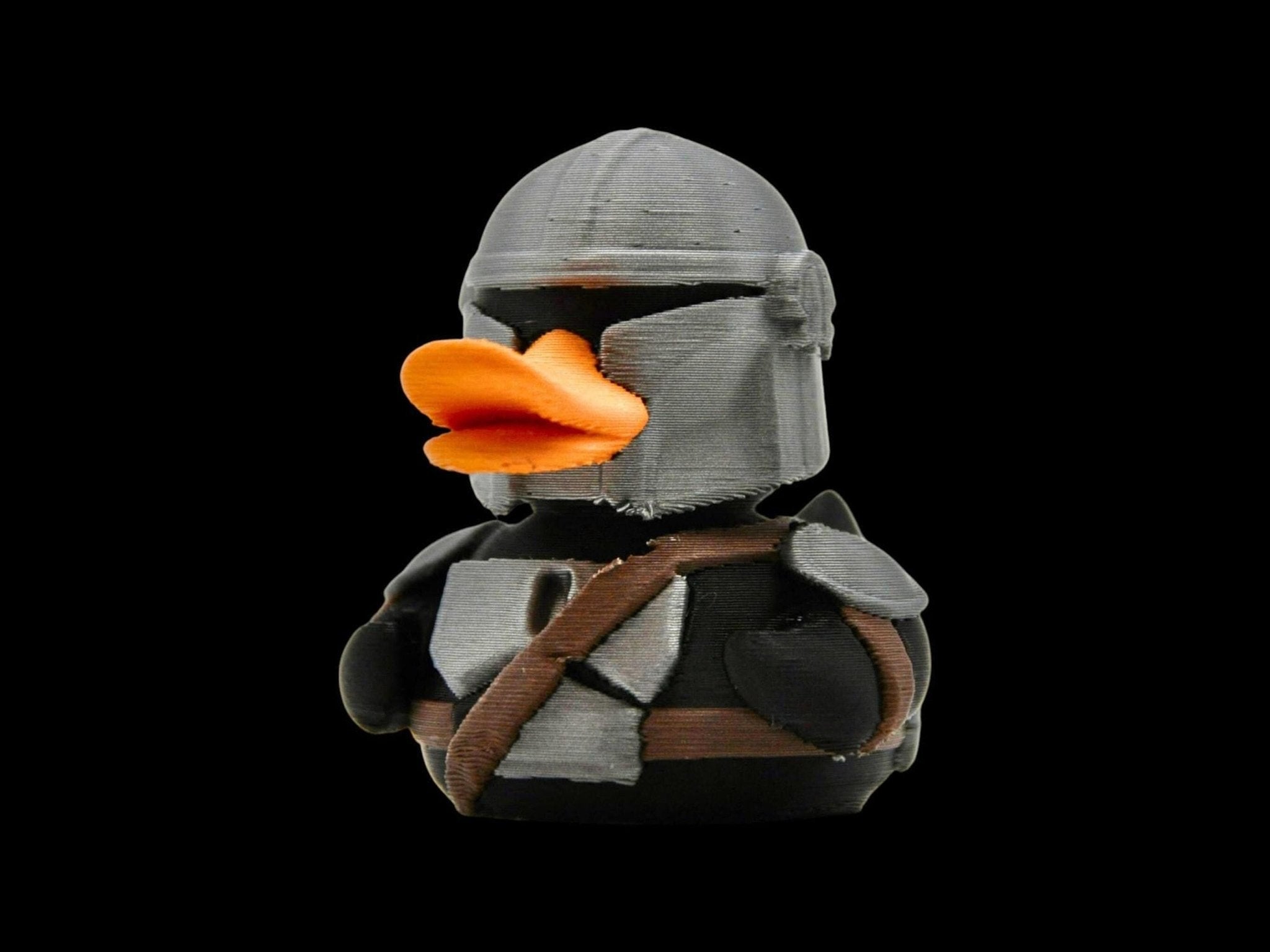 Mandalorian Inspired Duck 3D Printed Space-Themed Decor for Car Dashboard - JM Designs