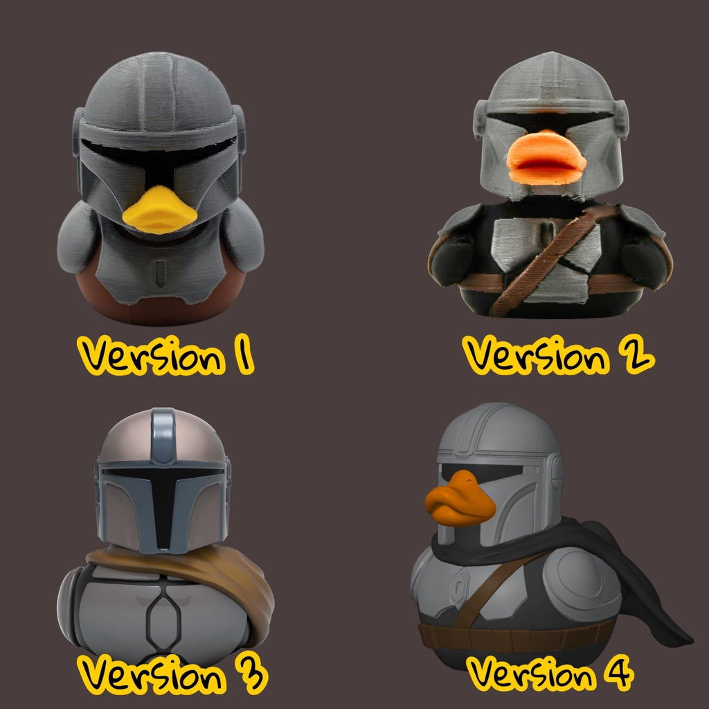 Mandalorian Inspired Duck 3D Printed Space-Themed Decor for Car Dashboard - JM Designs