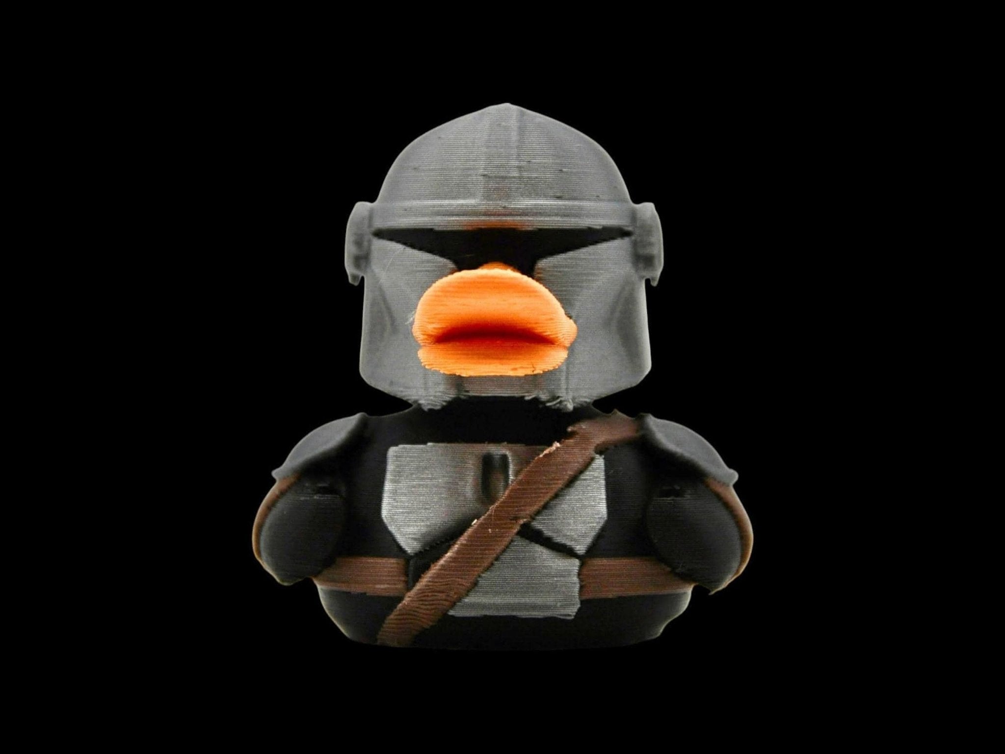 Mandalorian Inspired Duck 3D Printed Space-Themed Decor for Car Dashboard - JM Designs