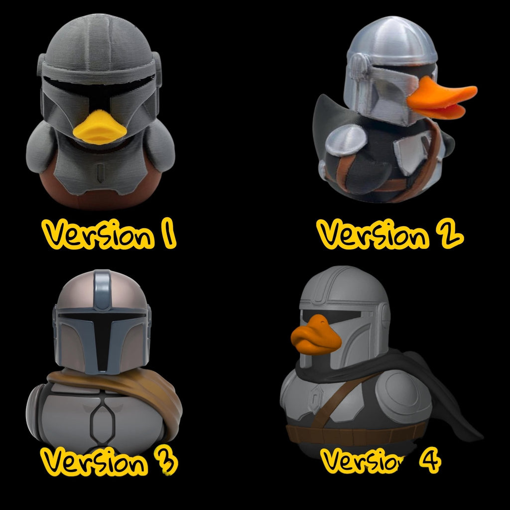 Mandalorian Inspired Duck Bath Toy, 3D Printed Star Wars Jeep Dashboard Decor - JM Designs