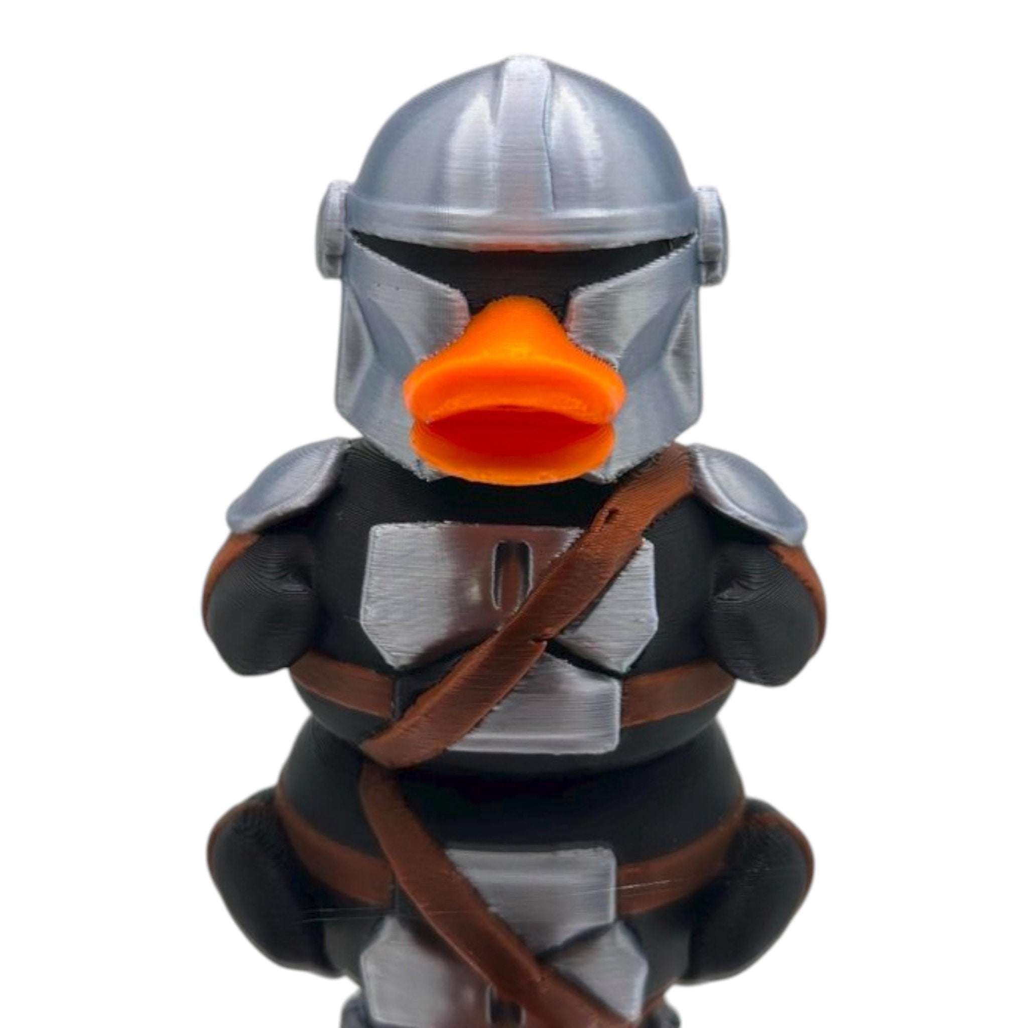 Mandalorian Inspired Duck Toy, 3D-Printed Star Wars Ducky for Bath Time Fun - JM Designs