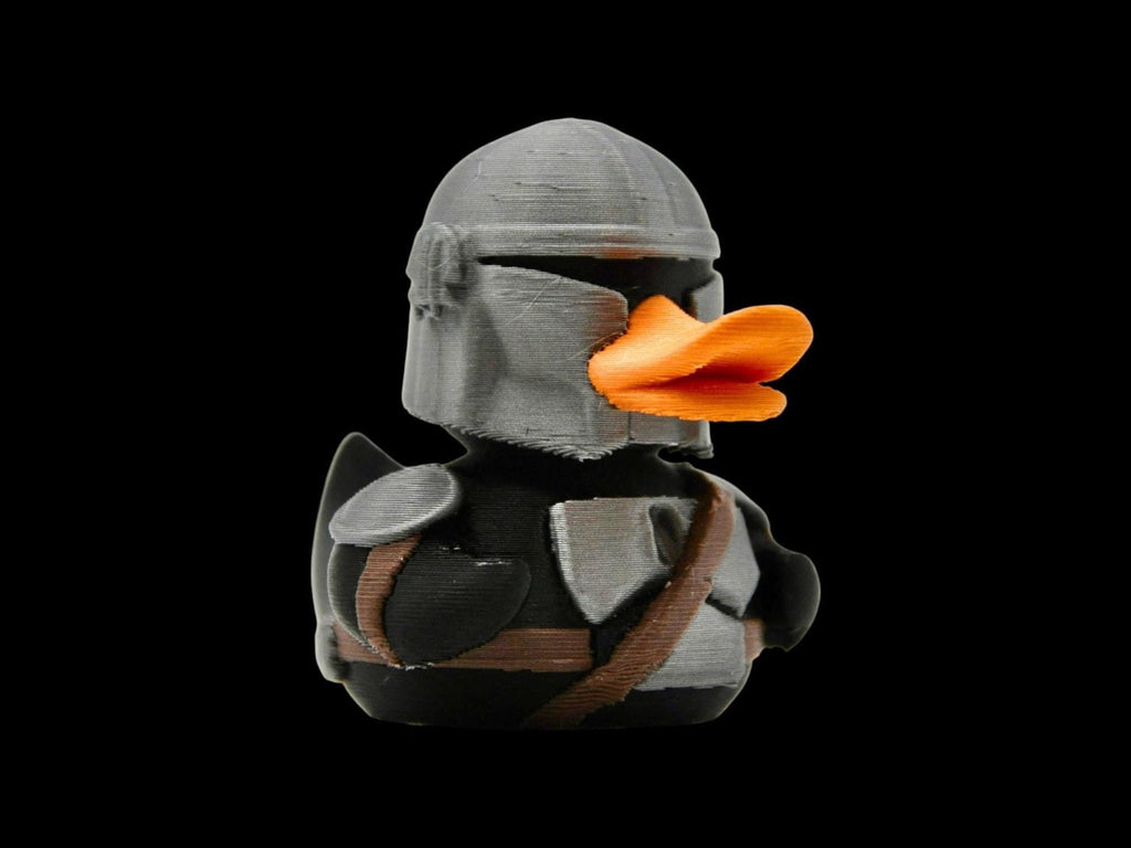 Mandalorian Inspired Duck Toy, 3D Printed Star Wars Ducky for Jeep Dashboard - JM Designs