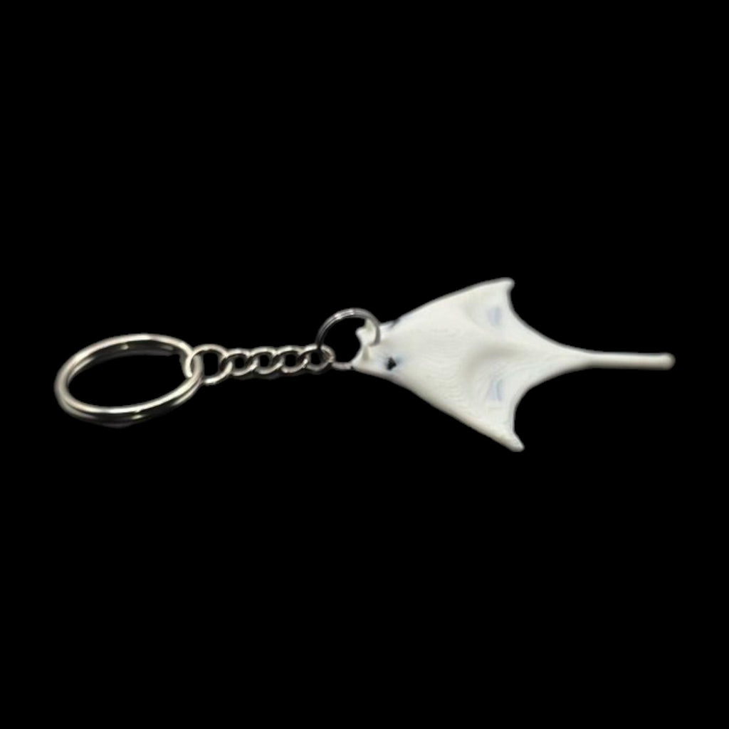 Manta Ray White Towel Animal Keychain Cruise Souvenir Ocean Theme Beach Accessory Sea Decoration - JM Designs