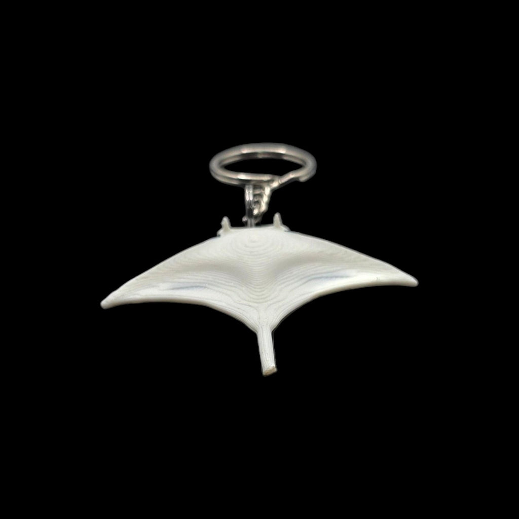 Manta Ray White Towel Animal Keychain Cruise Souvenir Ocean Theme Beach Accessory Sea Decoration - JM Designs