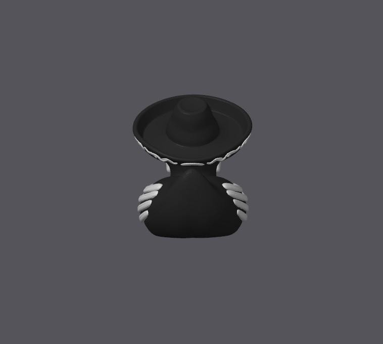 Mariachi Skeleton Duck - JM Designs