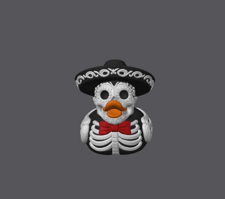 Mariachi Skeleton Duck - JM Designs