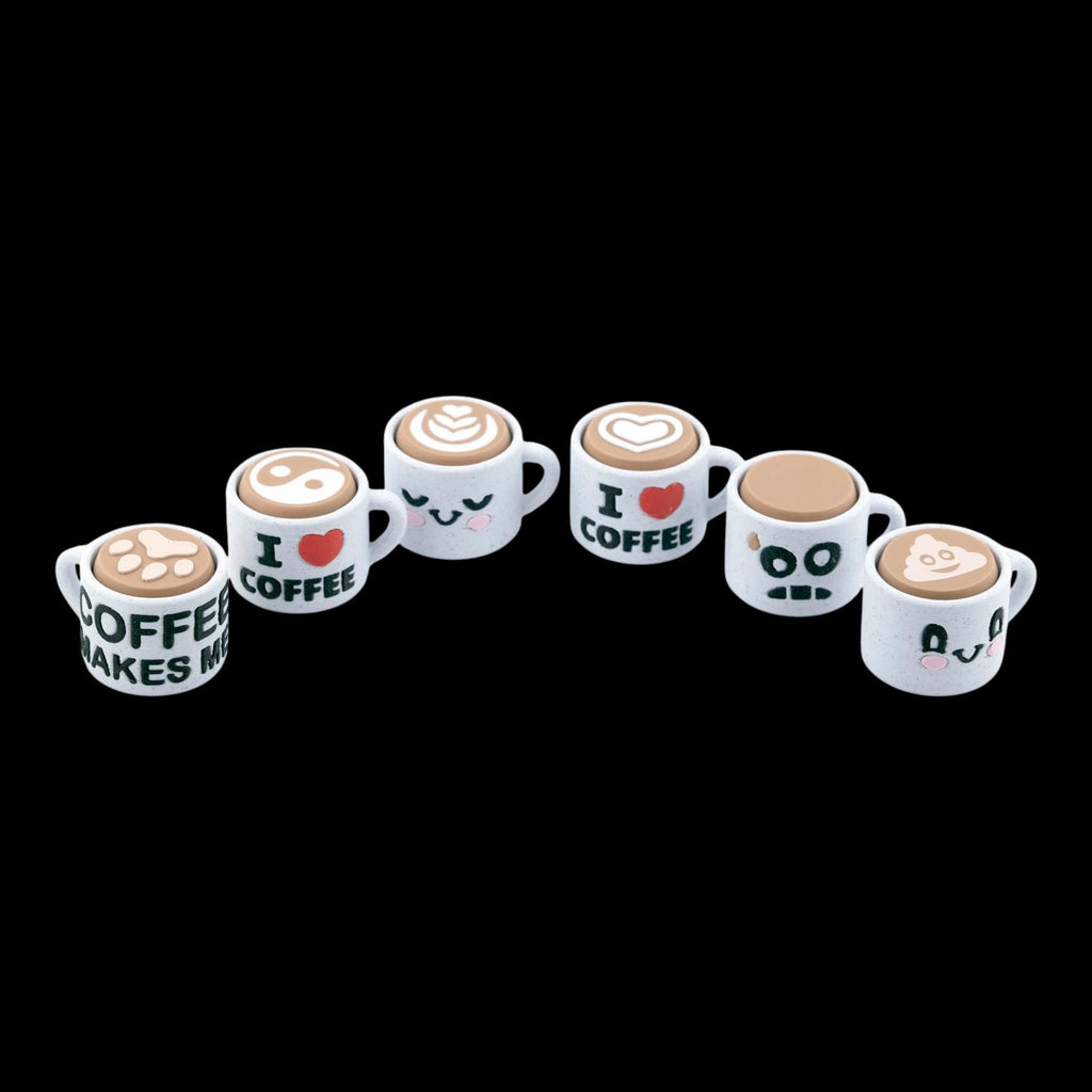 Mini Coffee Cup Keychain - JM Designs