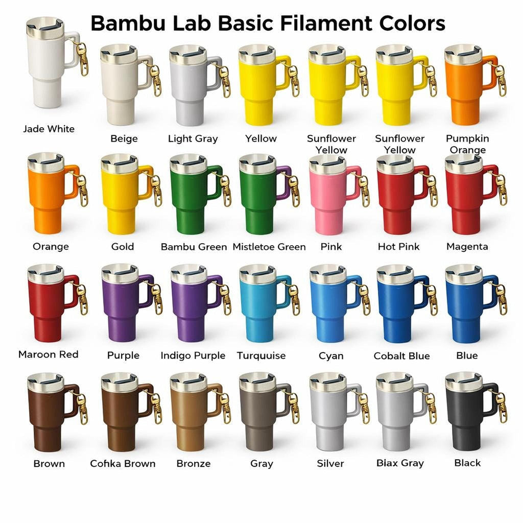 Mini Tumbler Keychain Chapstick Holder with Removable Lid, Portable Lip Balm Accessory - JM Designs