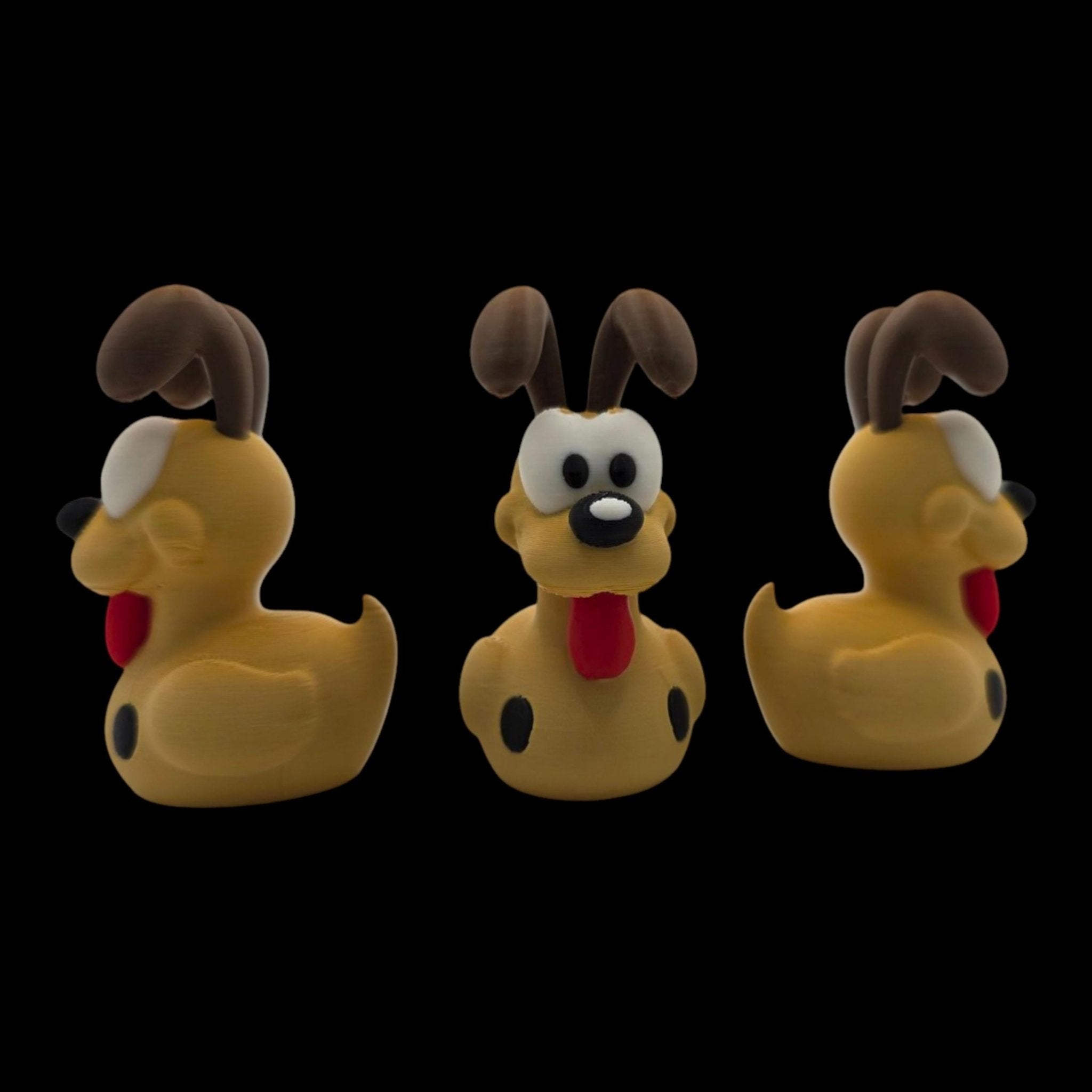 Odie Inspired Dog Duck Cartoon Character Display Piece Desk Decoration Comic Collectible - JM Designs