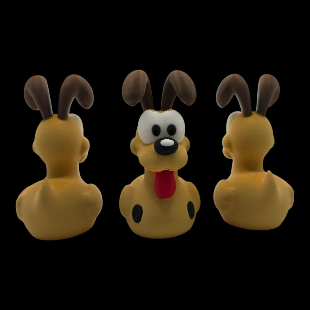 Odie Inspired Dog Duck Cartoon Character Display Piece Desk Decoration Comic Collectible - JM Designs
