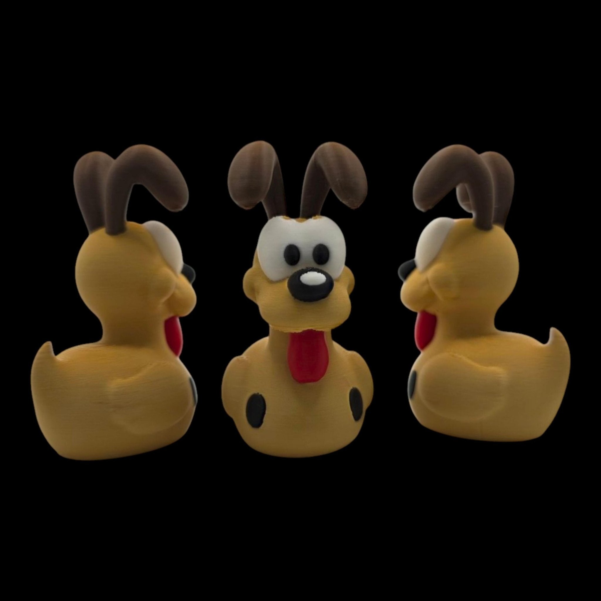 Odie Inspired Dog Duck Cartoon Character Display Piece Desk Decoration Comic Collectible - JM Designs