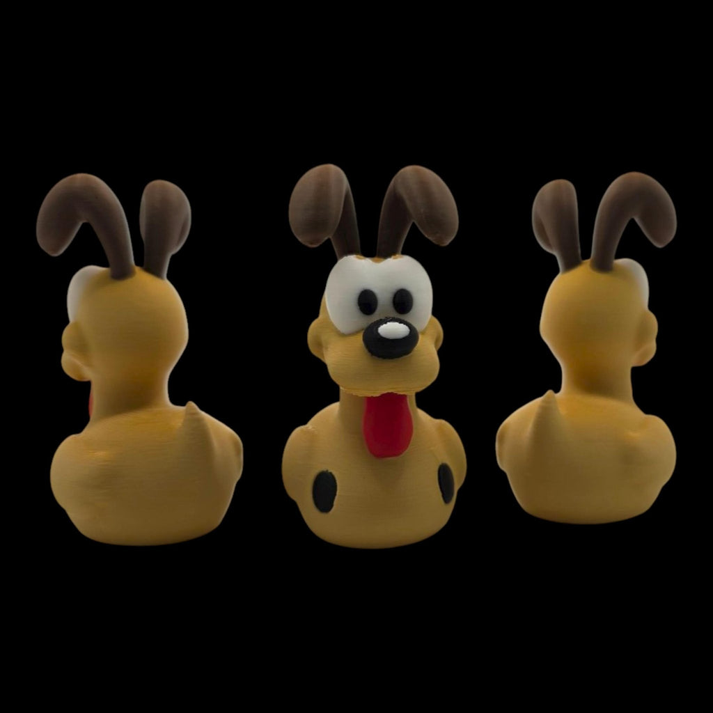 Odie Inspired Dog Duck Cartoon Character Display Piece Desk Decoration Comic Collectible - JM Designs