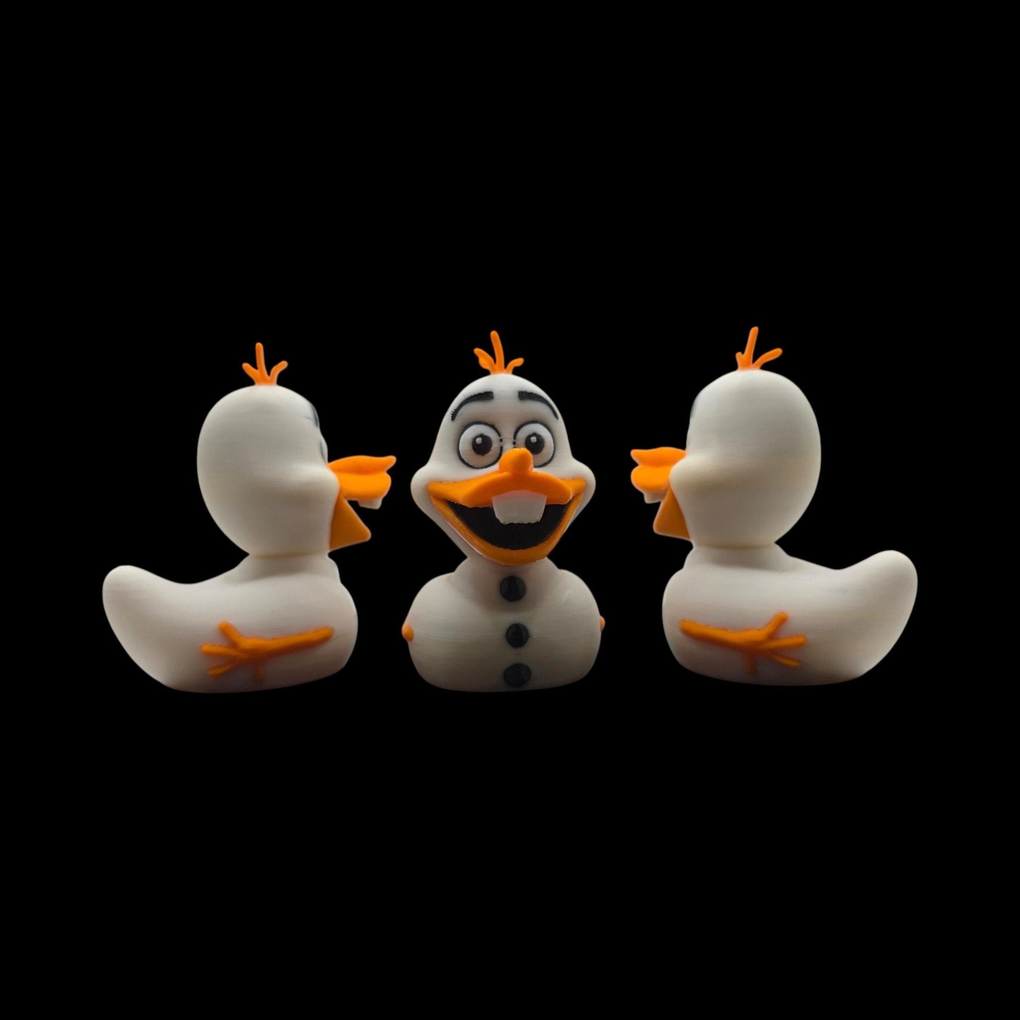Olaf Duck Figure, 3D Printed Disney Collectible Inspired by Frozen - JM Designs