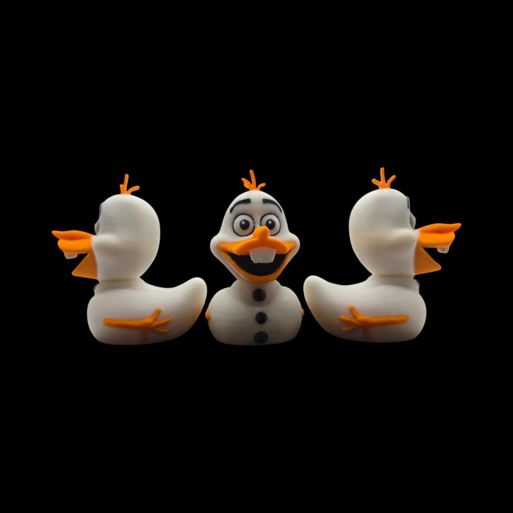 Olaf Duck Figure, 3D Printed Disney Collectible Inspired by Frozen - JM Designs