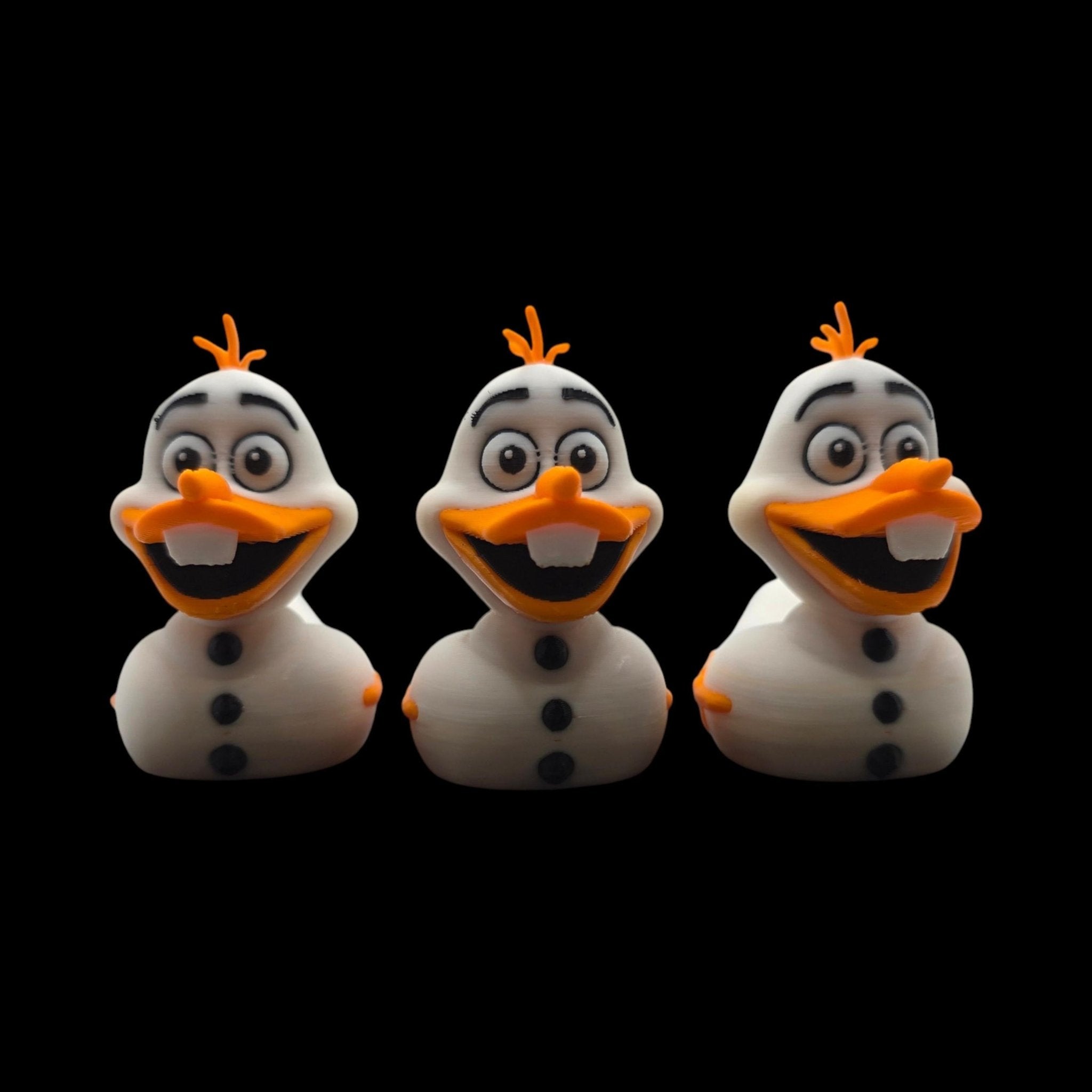 Olaf Duck Figure, 3D Printed Disney Collectible Inspired by Frozen - JM Designs