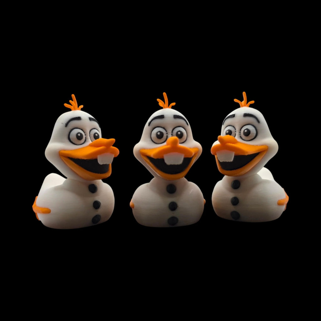 Olaf Duck Figure, 3D Printed Disney Collectible Inspired by Frozen - JM Designs