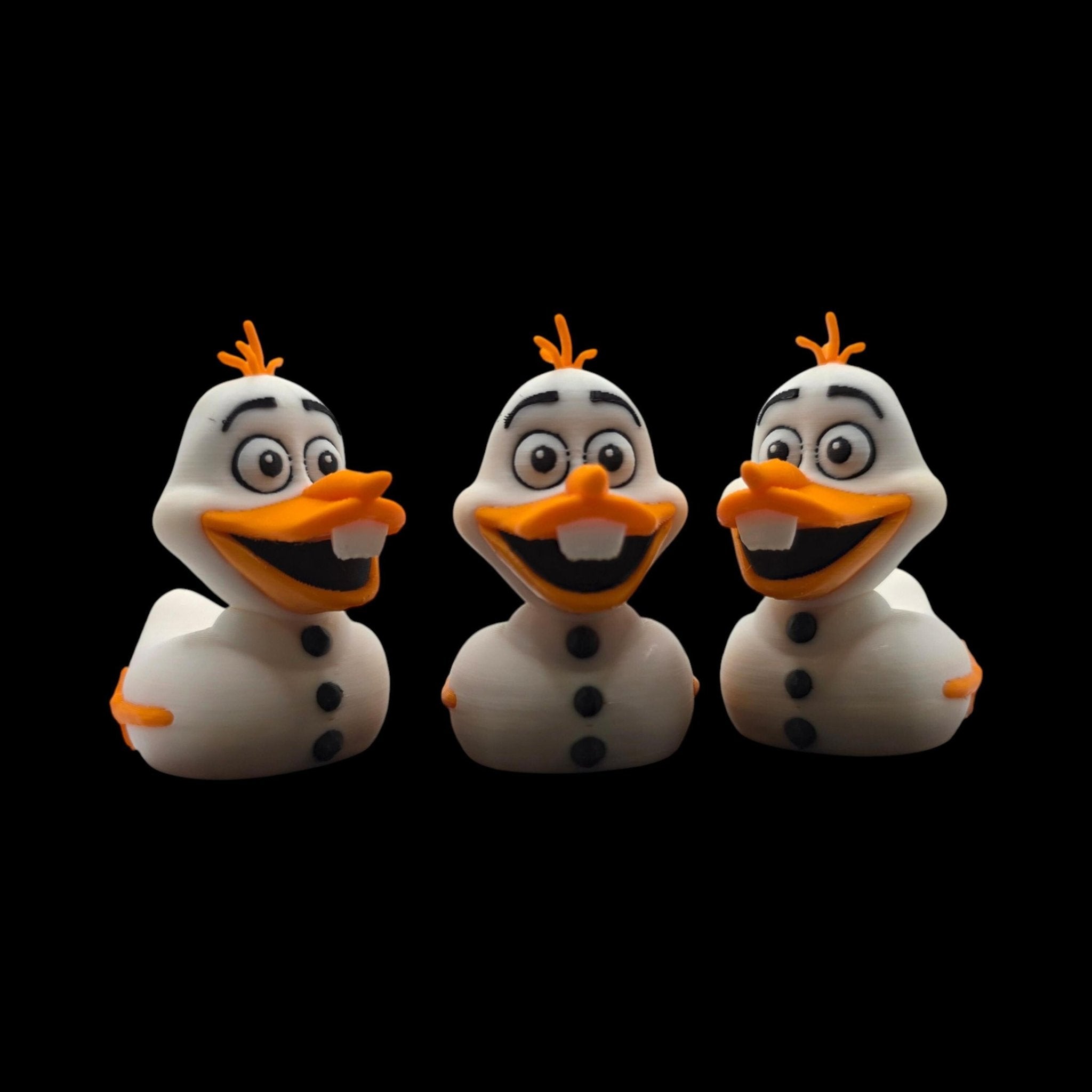 Olaf Duck Figure, 3D Printed Disney Collectible Inspired by Frozen - JM Designs