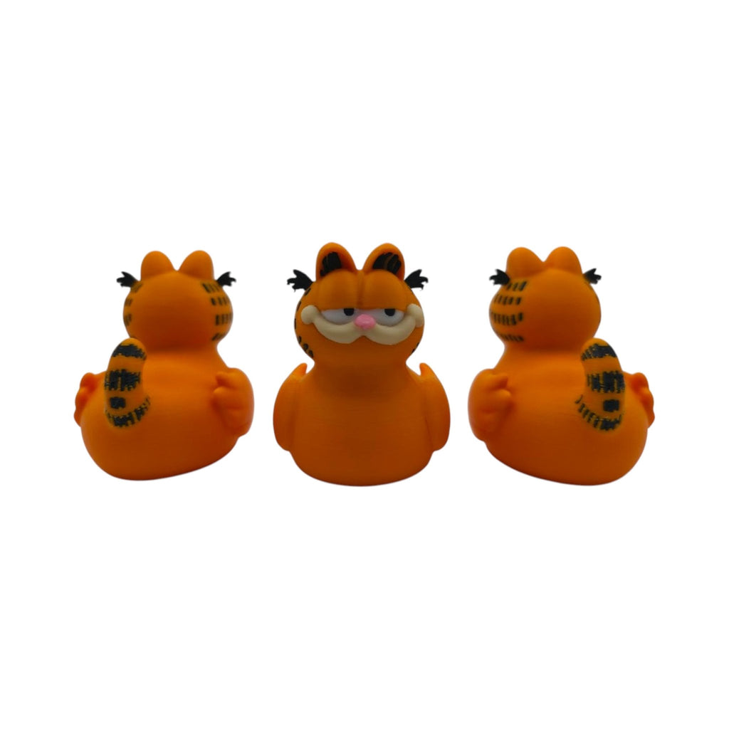 Orange Cat Figurine Desk Decoration Inspired Cartoon Character Collectible Statue Novelty Mashup - JM Designs