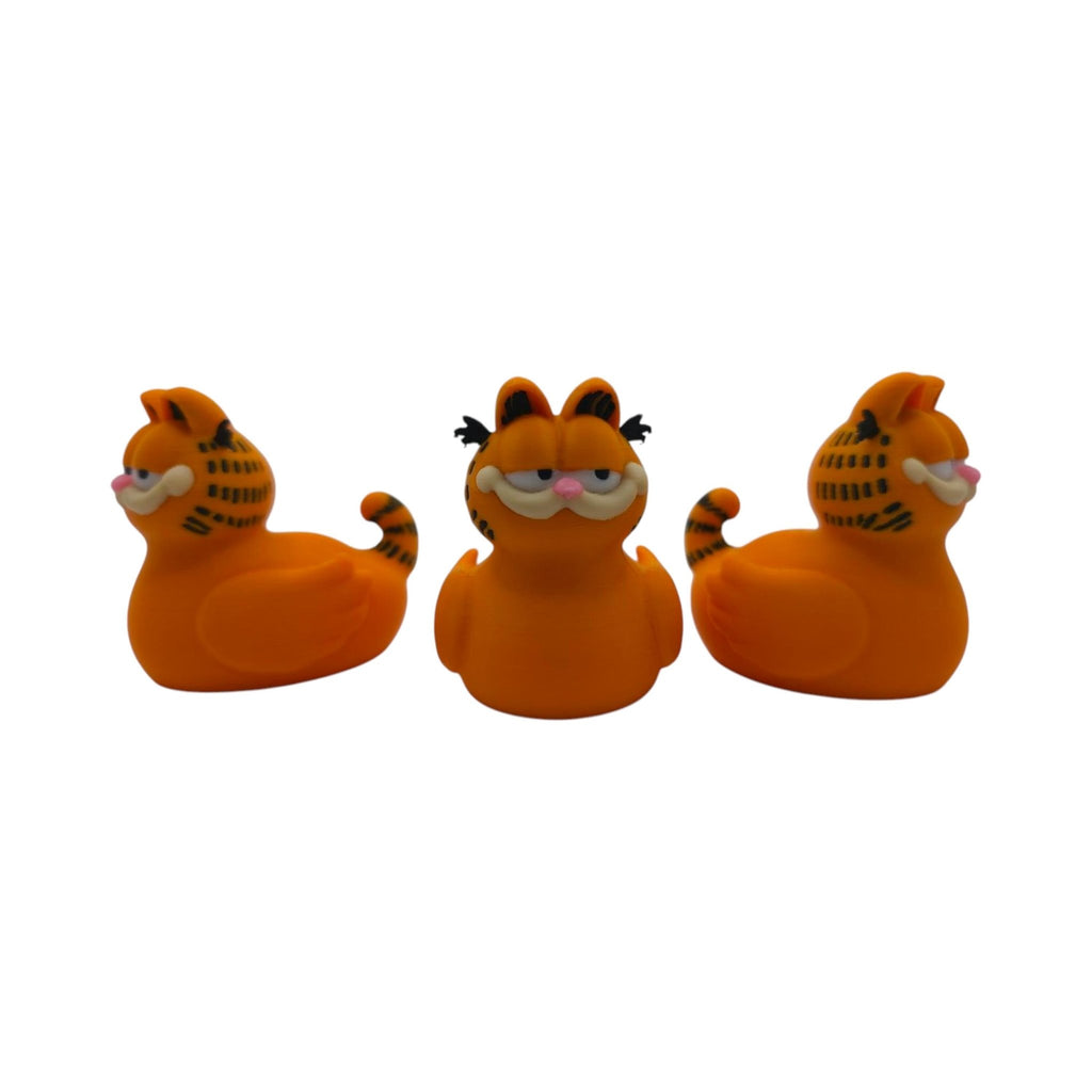 Orange Cat Figurine Desk Decoration Inspired Cartoon Character Collectible Statue Novelty Mashup - JM Designs
