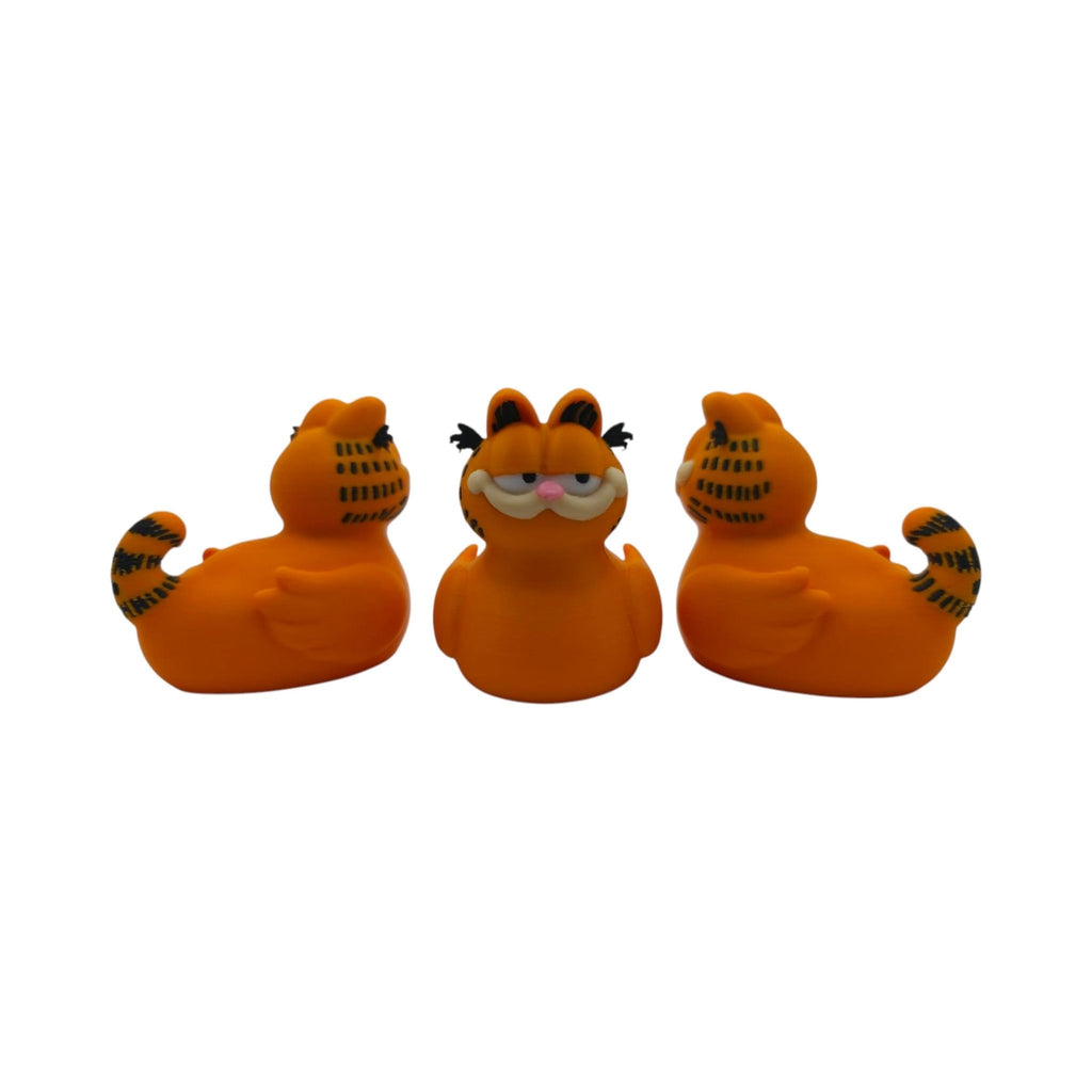 Orange Cat Figurine Desk Decoration Inspired Cartoon Character Collectible Statue Novelty Mashup - JM Designs