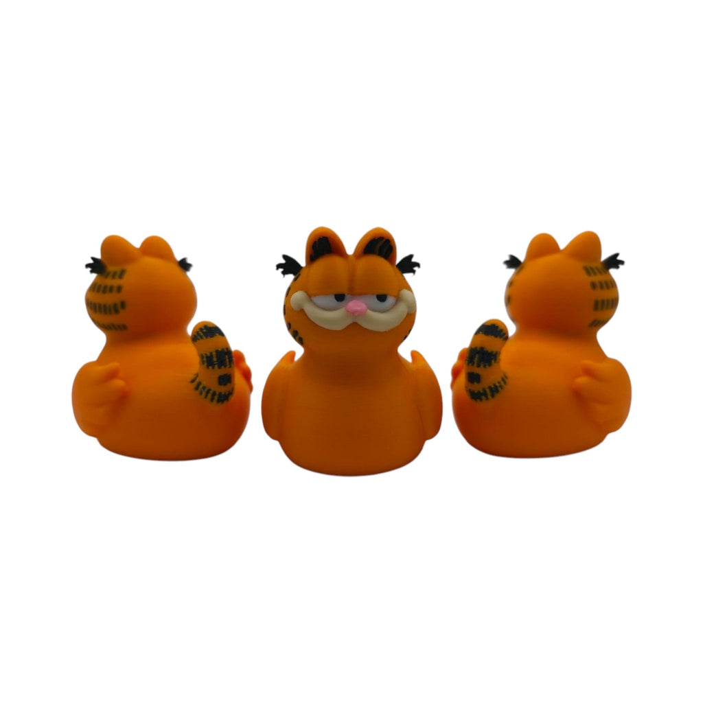Orange Cat Figurine Desk Decoration Inspired Cartoon Character Collectible Statue Novelty Mashup - JM Designs