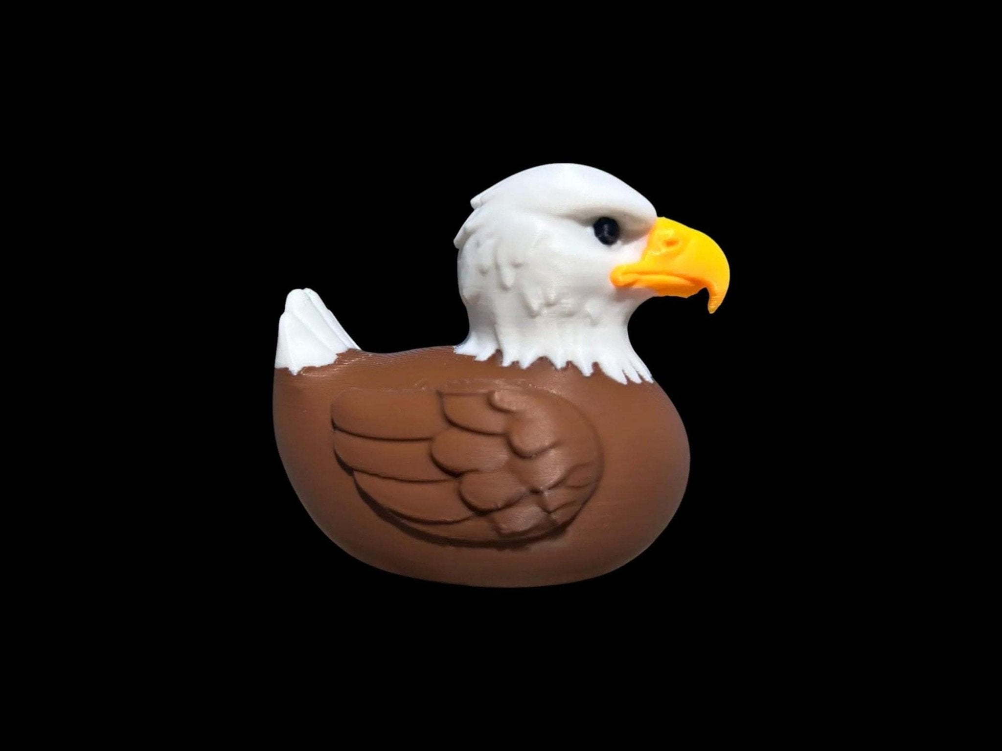 Patriotic Duck Decor, American Eagle 3D Printed Car Accessory for Dashboard Display - JM Designs