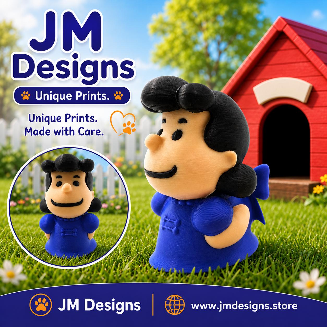 Peanuts Lucy Inspired Duck Cartoon Character Figure Display Desk Decoration Shelf Accessory Mini Jeep Ducking - JM Designs