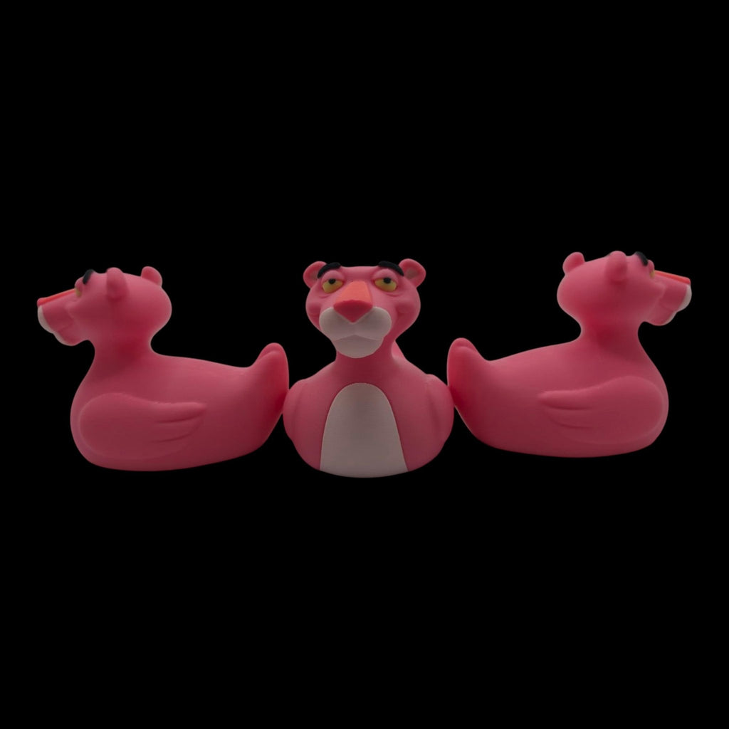 Pink Panther Inspired Duck Figure 3d Printed Hard Plastic Collectible Cartoon Fan Jeep Dashboard - JM Designs