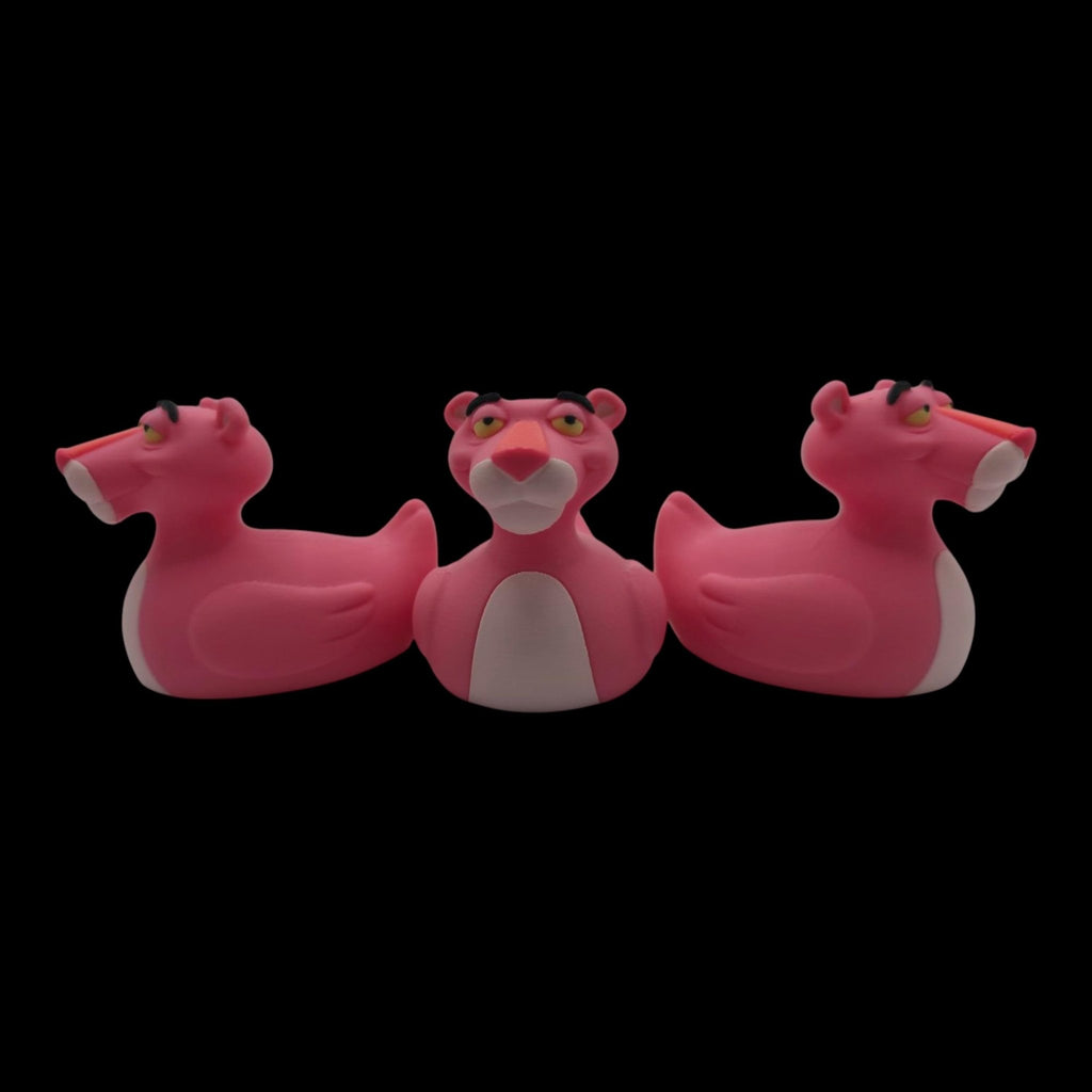 Pink Panther Inspired Duck Figure 3d Printed Hard Plastic Collectible Cartoon Fan Jeep Dashboard - JM Designs