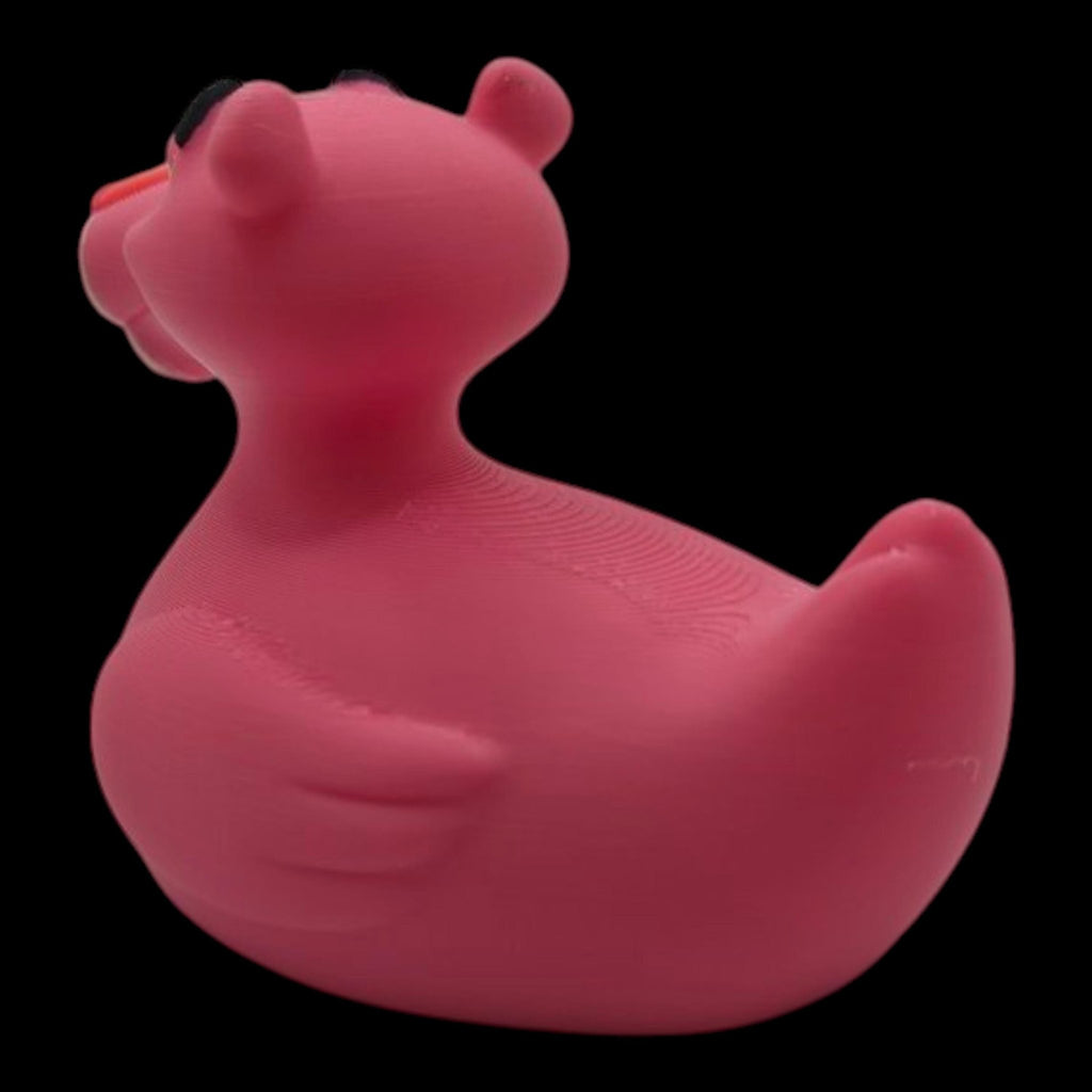 Pink Panther Inspired Duck Figure 3d Printed Hard Plastic Collectible Cartoon Fan Jeep Dashboard - JM Designs