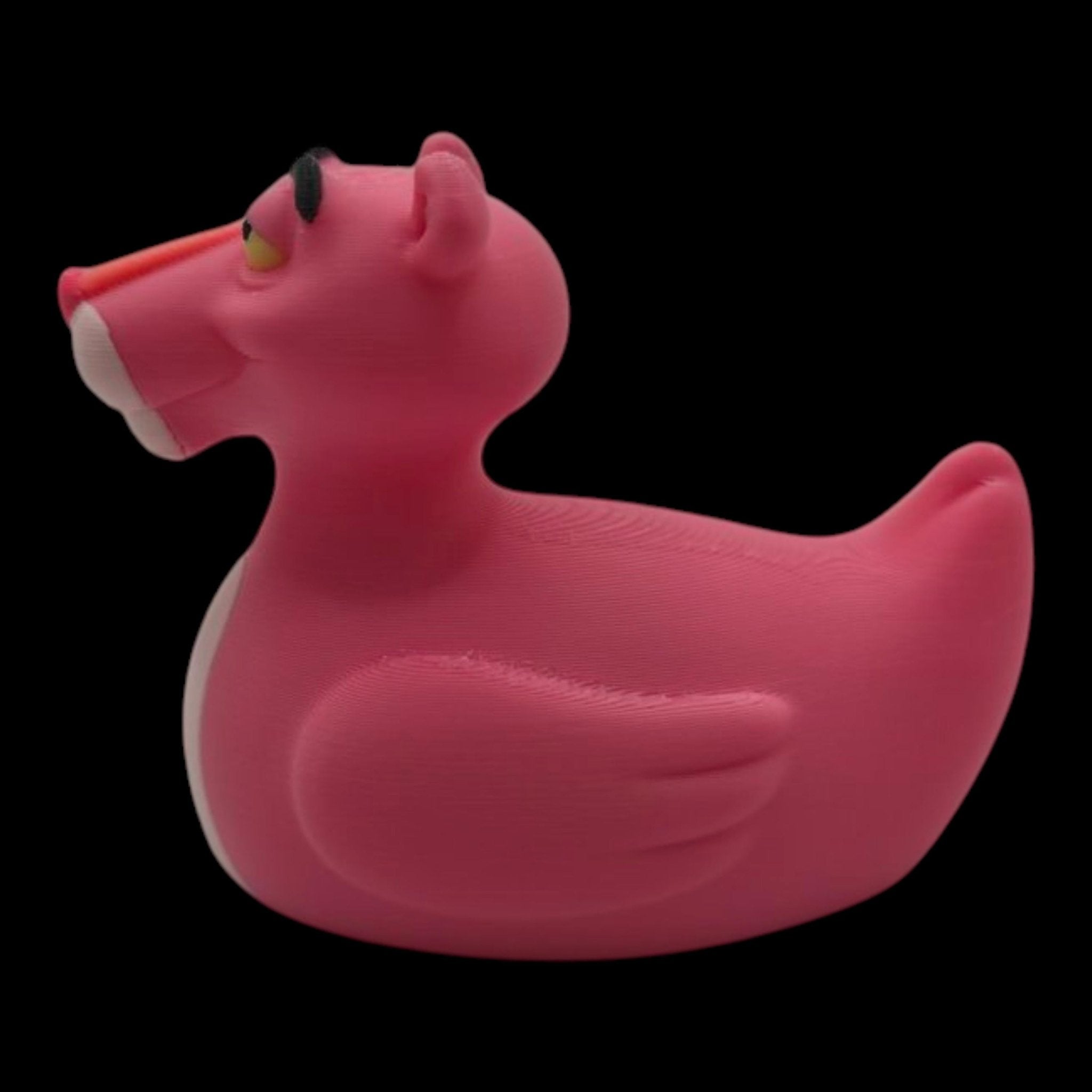 Cartoon Character Collectible Pink Panther Inspired Duck Figure 3D Printed Hard Fan