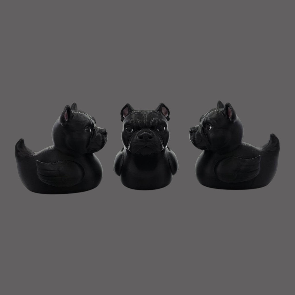 Pitbull Duck Figurine Desk Accessory Office Decor Jeep Dashboard Decoration - JM Designs