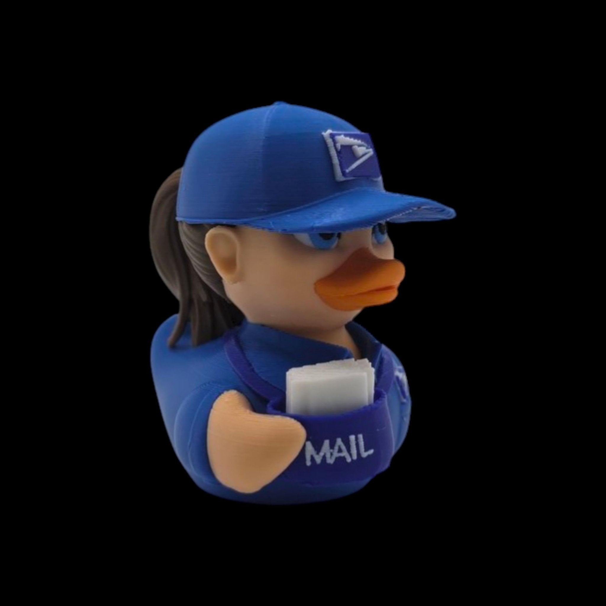 Postal Worker Gift Mail Carrier Appreciation Present Desk Buddy Office Decoration Mailman Figurine Duck Collectible Cruise Ship - JM Designs