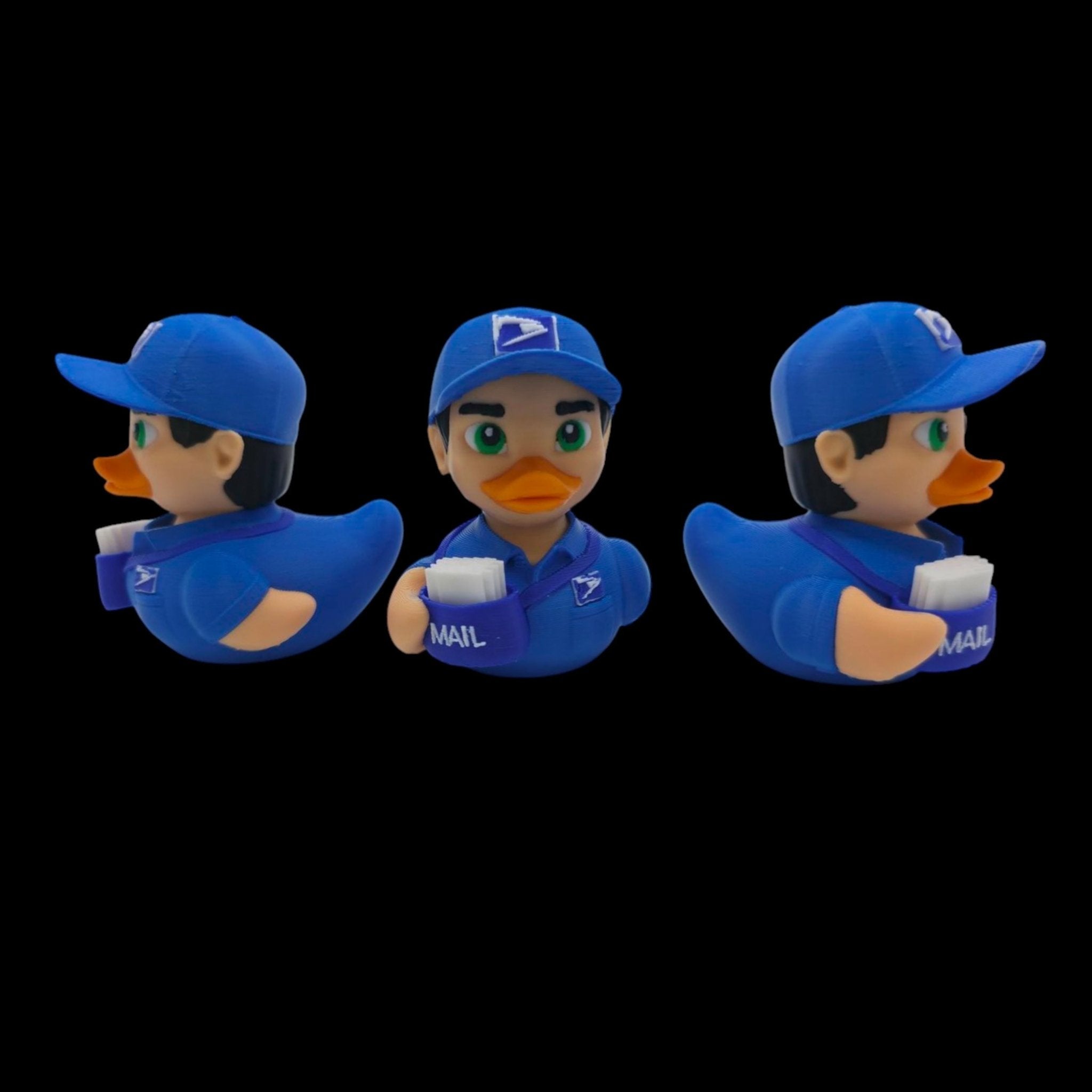 Postal Worker Gift Mail Carrier Appreciation Present Desk Buddy Office Decoration Mailman Figurine Duck Collectible Cruise Ship - JM Designs