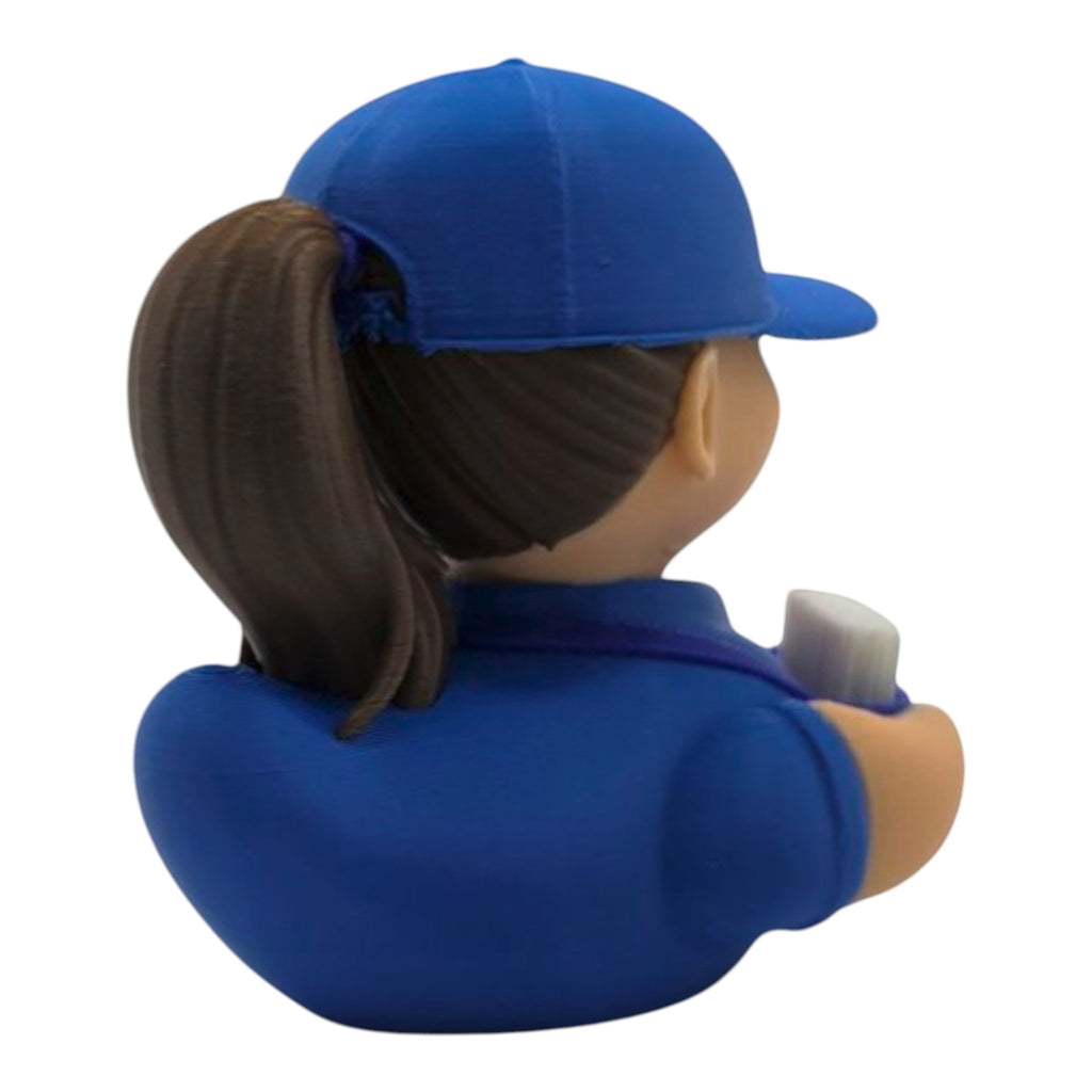 Postal Worker MailMan Carrier Figurine Duck Collectible USPS - JM Designs