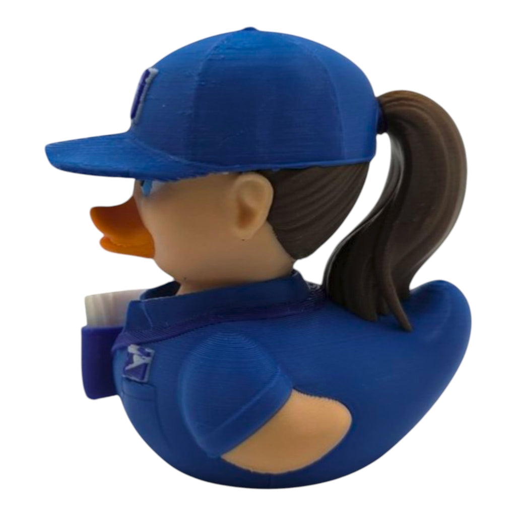 Postal Worker MailMan Carrier Figurine Duck Collectible USPS - JM Designs