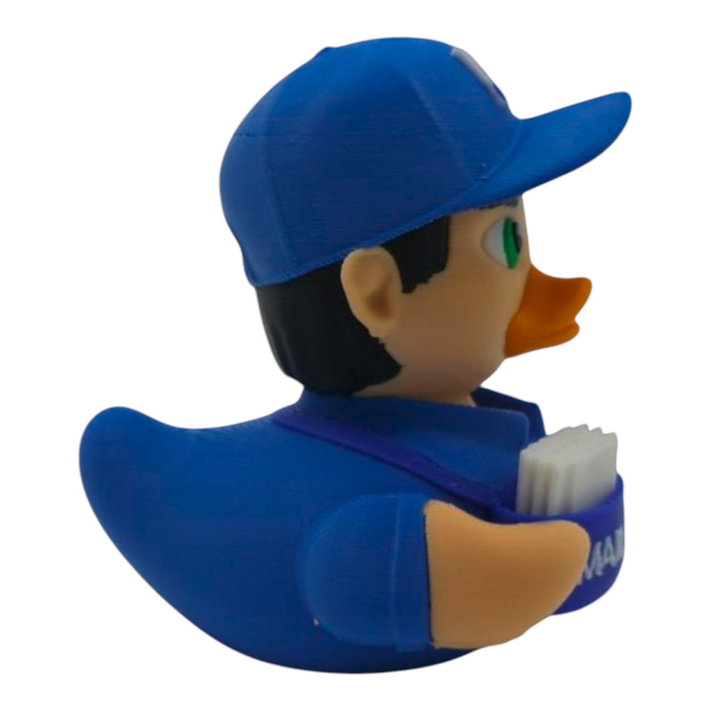 Postal Worker MailMan Carrier Figurine Duck Collectible USPS - JM Designs