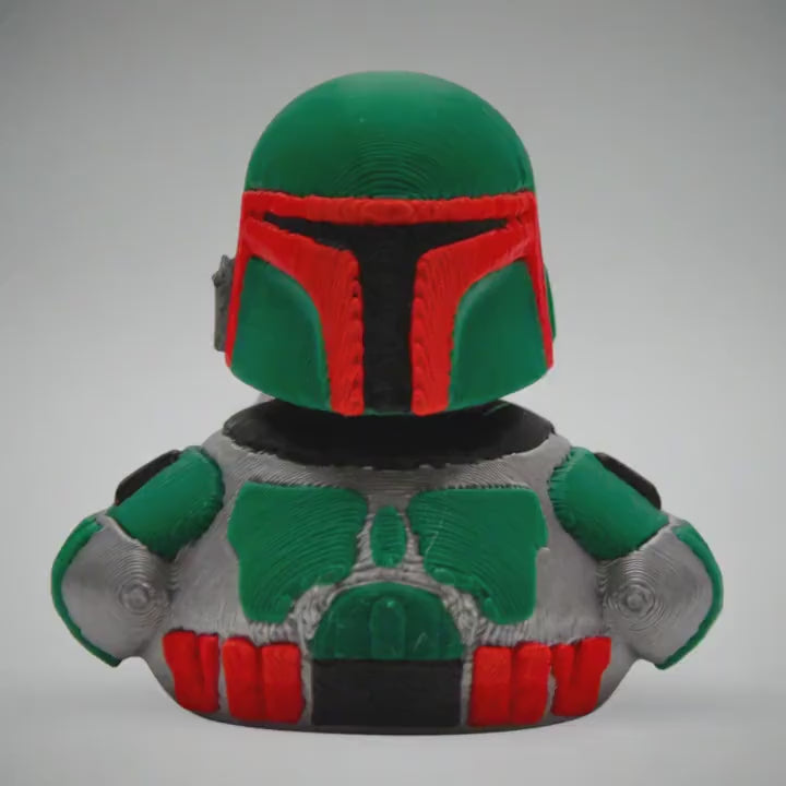Boba Fett Inspired Duck Star Wars Dashboard Buddy Bounty Hunter Collector’s Cruise & Gift