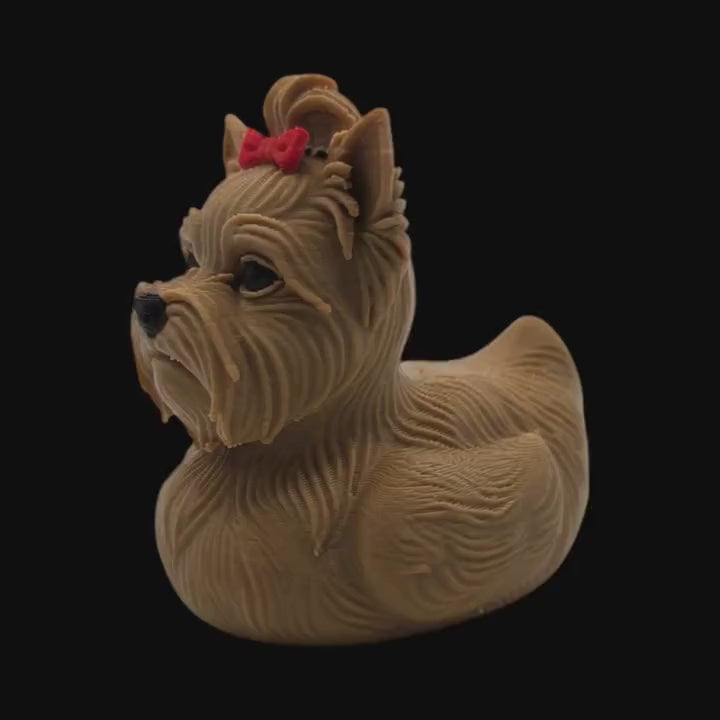 Yorkie Dog Male & Female Figurine Desk Decoration Shelf Display Pet Enthusiast Present Unique Terrier Statue