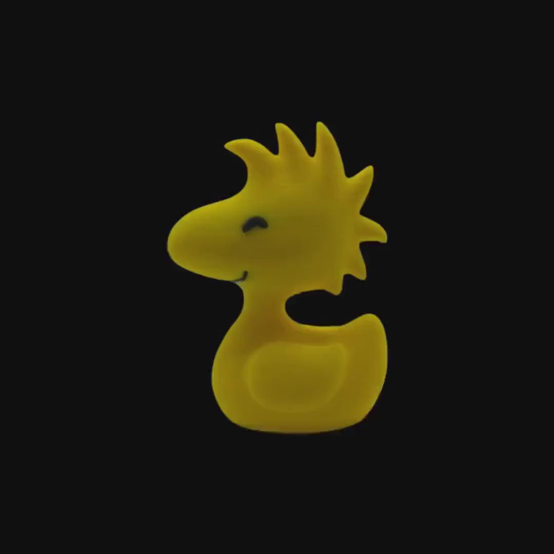 Woodstock Peanuts Duck Figurine, Yellow Bird Statue for Desk Decoration